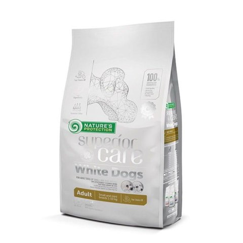 NATURE'S PROTECTION Nature's Protection White Dogs Adult Small and Mini Breeds with Jagnięcina 1.5kg NATURE'S PROTECTION Nature's Protection White Dogs Adult Small and Mini Breeds with Jagnięcina 1.5kg