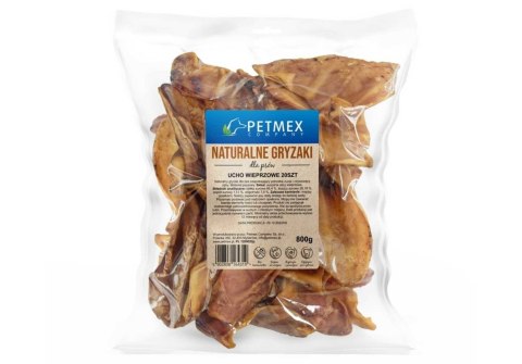 PETMEX Przysmak dla psów PETMEX Ucho wieprzowe 20szt PETMEX Przysmak dla psów PETMEX Ucho wieprzowe 20szt