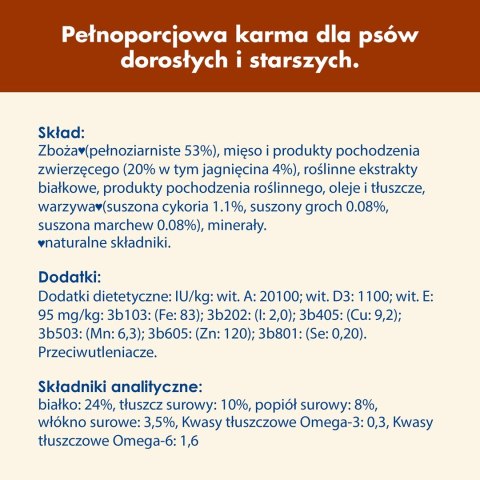 PURINA NESTLE PURINA Dog Chow Mature Senior z jagnięciną - sucha karma dla psa - 14 kg PURINA NESTLE PURINA Dog Chow Mature Senior z jagnięciną - sucha karma dla psa - 14 kg
