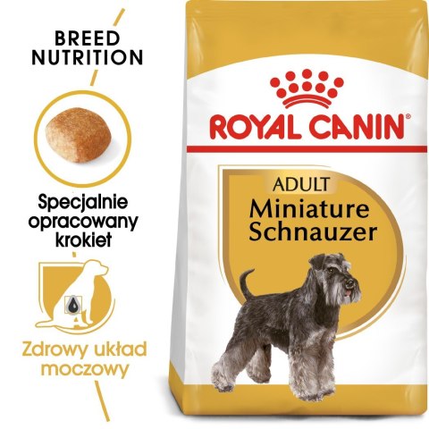Royal Canin ROYAL CANIN BHN Miniature Schnauzer Adult - sucha karma dla psa dorosłego - 3kg Royal Canin ROYAL CANIN BHN Miniature Schnauzer Adult - sucha karma dla psa dorosłego - 3kg
