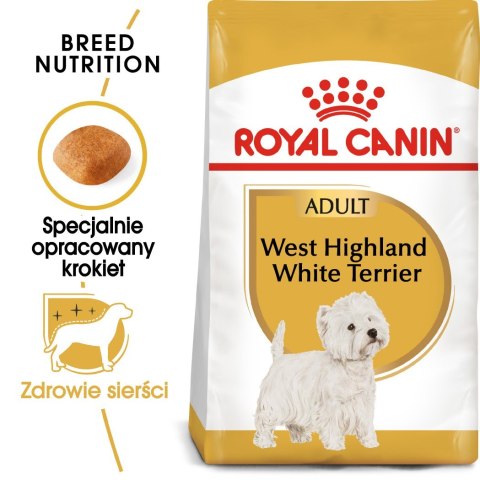Royal Canin ROYAL CANIN BHN West Highland White Terrier Adult - sucha karma dla psa dorosłego - 3kg Royal Canin ROYAL CANIN BHN West Highland White Terrier Adult - sucha karma dla psa dorosłego - 3kg