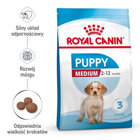 Royal Canin ROYAL CANIN SHN Medium Puppy - sucha karma dla szczeniąt - 15 kg Royal Canin ROYAL CANIN SHN Medium Puppy - sucha karma dla szczeniąt - 15 kg