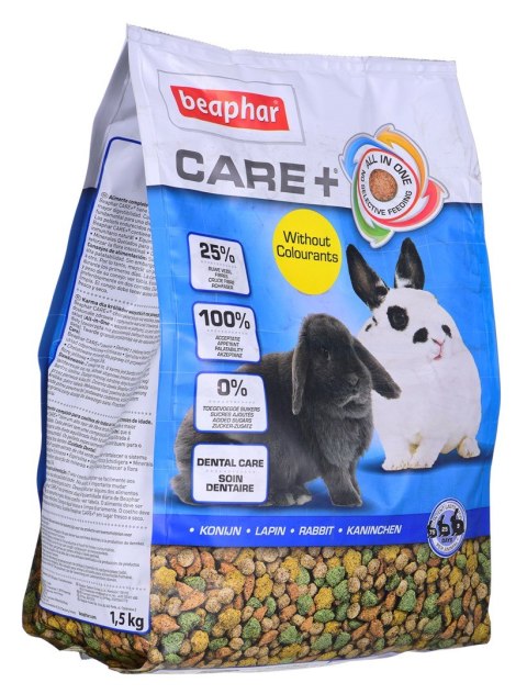 Beaphar BEAPHAR Care+ Rabbit - karma dla królików - 1,5 kg Beaphar BEAPHAR Care+ Rabbit - karma dla królików - 1,5 kg