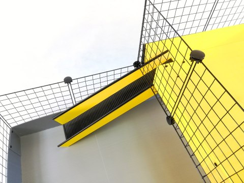 C&C C&C Piętrowa klatka modułowa dla świnki morskiej, królika, jeża 145x75 cm - czarna C&C C&C Piętrowa klatka modułowa dla świnki morskiej, królika, jeża 145x75 cm - czarna