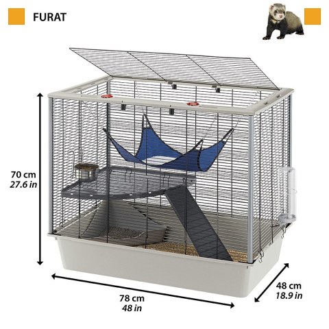 FERPLAST FERPLAST Furet Plus - klatka dla fretki Furet Plus FERPLAST FERPLAST Furet Plus - klatka dla fretki Furet Plus