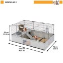 FERPLAST FERPLAST MODULAR 2 CAGE 109x72x56 cm