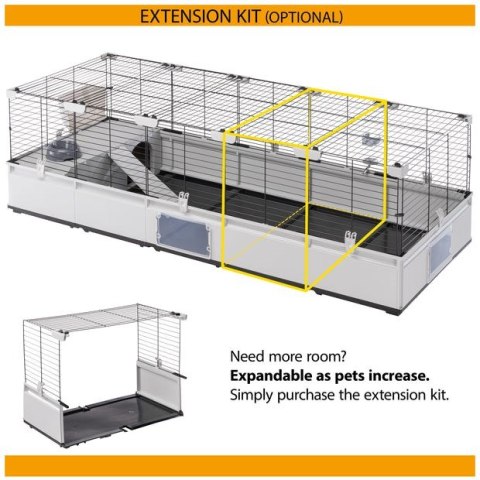 FERPLAST FERPLAST MODULAR 4 CAGE 179x72x56 cm FERPLAST FERPLAST MODULAR 4 CAGE 179x72x56 cm