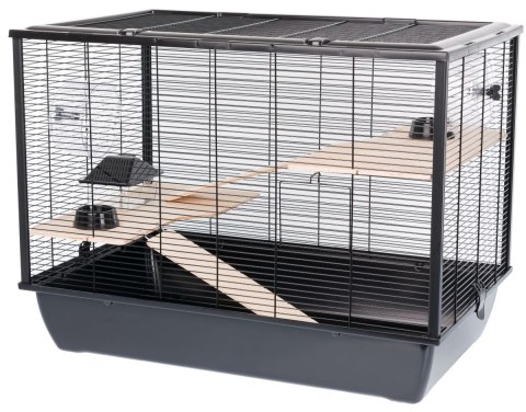 INTER-ZOO INTER-ZOO Hugo + Wood czarny 780x480x580 INTER-ZOO INTER-ZOO Hugo + Wood czarny 780x480x580