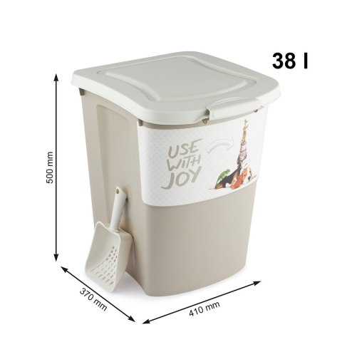 Rotho Rotho Pojemnik ARCHIE na karmę 38L dla psa Rotho Rotho Pojemnik ARCHIE na karmę 38L dla psa
