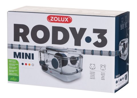 ZOLUX ZOLUX Rody 3 Mini - klatka dla gryzoni - niebieska ZOLUX ZOLUX Rody 3 Mini - klatka dla gryzoni - niebieska