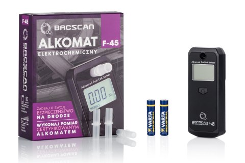 BACSCAN Alkomat BACSCAN F-45 (elektrochemiczny) BACSCAN Alkomat BACSCAN F-45 (elektrochemiczny)