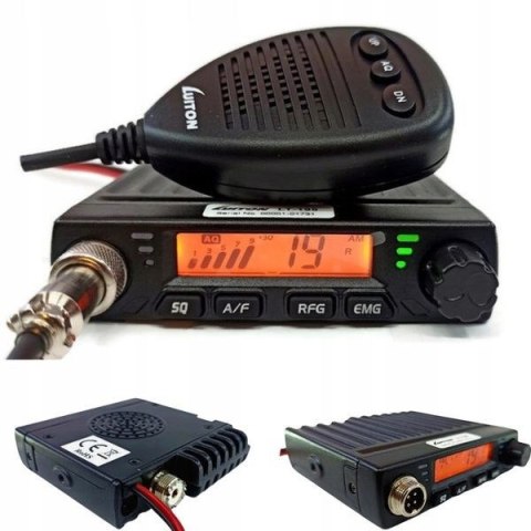Luiton CB Radio LUITON LT-198 Mini ASQ 12V/24V z wtykiem do zapalniczki AM FM Luiton CB Radio LUITON LT-198 Mini ASQ 12V/24V z wtykiem do zapalniczki AM FM