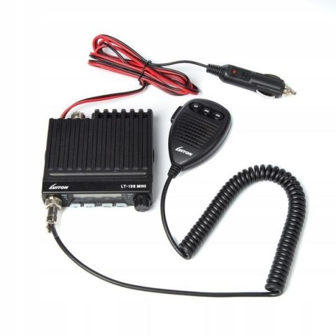 Luiton CB Radio LUITON LT-198 Mini ASQ 12V/24V z wtykiem do zapalniczki AM FM Luiton CB Radio LUITON LT-198 Mini ASQ 12V/24V z wtykiem do zapalniczki AM FM
