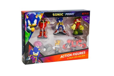 P.M.I. Kids World SONIC PRIME - FIGURKA AKCJI - ZESTAW 6 FIGUREK [DELUXE BOX]