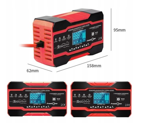 RJ Tianye Prostownik akumulatorowy RJ Tianye RJ-C 121001A 12V, 10A /24V 5A RJ Tianye Prostownik akumulatorowy RJ Tianye RJ-C 121001A 12V, 10A /24V 5A