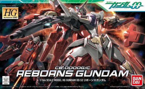 BANDAI Figurka kolekcjonerska BANDAI HG 1/144 REBORNS GUNDAM BANDAI Figurka kolekcjonerska BANDAI HG 1/144 REBORNS GUNDAM
