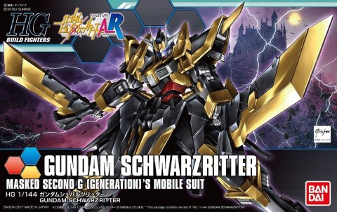 BANDAI HGBF 1/144 GUNDAM SCHWARZRITTER BANDAI HGBF 1/144 GUNDAM SCHWARZRITTER