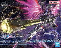 BANDAI HGCE 1/144 DESTINY GUNDAM Spec II & ZEUS SILHOUETTE