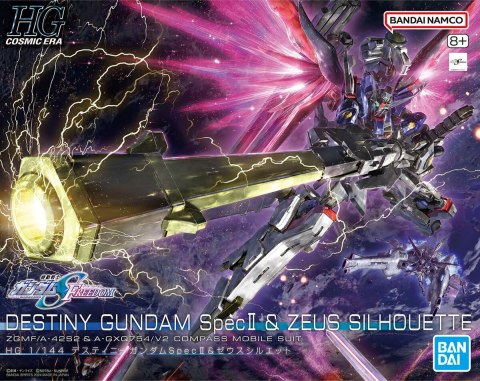 BANDAI HGCE 1/144 DESTINY GUNDAM Spec II & ZEUS SILHOUETTE BANDAI HGCE 1/144 DESTINY GUNDAM Spec II & ZEUS SILHOUETTE