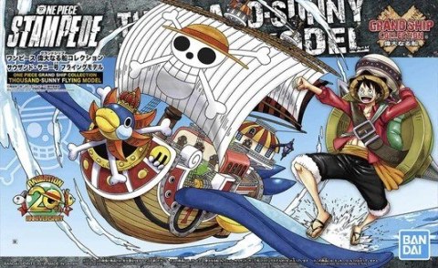 BANDAI ONE PIECE STAMPEDE GRAND SHIP COLLECTION THOUSAND SUNNY FLYING MODEL BANDAI ONE PIECE STAMPEDE GRAND SHIP COLLECTION THOUSAND SUNNY FLYING MODEL