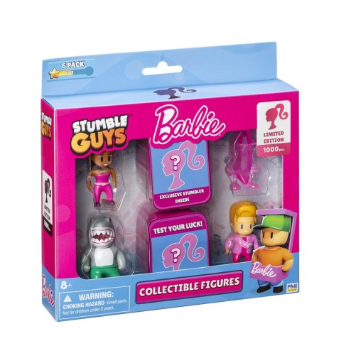 BANDAI STUMBLE GUYSxBARBIE FIGURES 6 PACK DELUXE BOX VER.B BANDAI STUMBLE GUYSxBARBIE FIGURES 6 PACK DELUXE BOX VER.B