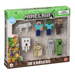 P.M.I. Kids World MINECRAFT 3D ERASERS - 8 PACK DELUXE BOX VER.A