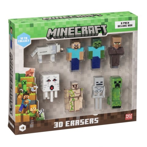 P.M.I. Kids World MINECRAFT 3D ERASERS - 8 PACK DELUXE BOX VER.A P.M.I. Kids World MINECRAFT 3D ERASERS - 8 PACK DELUXE BOX VER.A