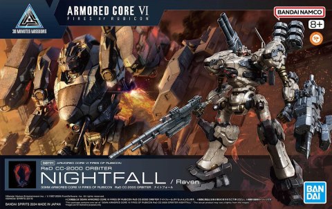 BANDAI 30MM ACVI FIRES OF RUBICON - NIGHTFALL / Raven BANDAI 30MM ACVI FIRES OF RUBICON - NIGHTFALL / Raven