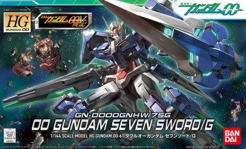 BANDAI Figurka kolekcjonerska BANDAI HG 1/144 OO GUNDAM SEVEN SWORD/G BANDAI Figurka kolekcjonerska BANDAI HG 1/144 OO GUNDAM SEVEN SWORD/G