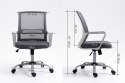 Activejet Fotel biurowy ACTIVEJET YK01 szary