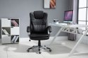 Activejet Fotel biurowy z masażem, podgrzewany ACTIVEJET YK7304 czarny