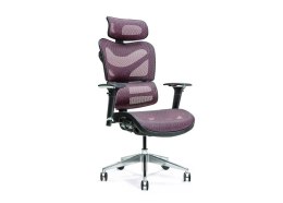 BEMONDI Ergonomiczny fotel biurowy ERGO 600 śliwkowy