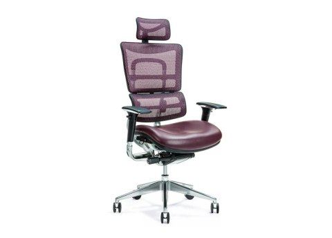 BEMONDI Ergonomiczny fotel biurowy ERGO 800 śliwkowy BEMONDI Ergonomiczny fotel biurowy ERGO 800 śliwkowy
