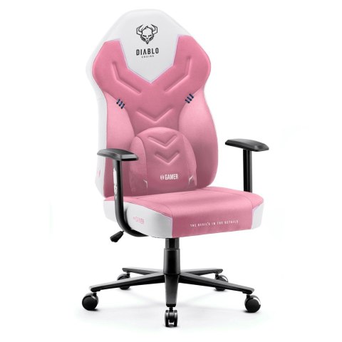 DIABLO CHAIRS Fotel gamingowy DIABLO X-GAMER różowo-biały DIABLO CHAIRS Fotel gamingowy DIABLO X-GAMER różowo-biały
