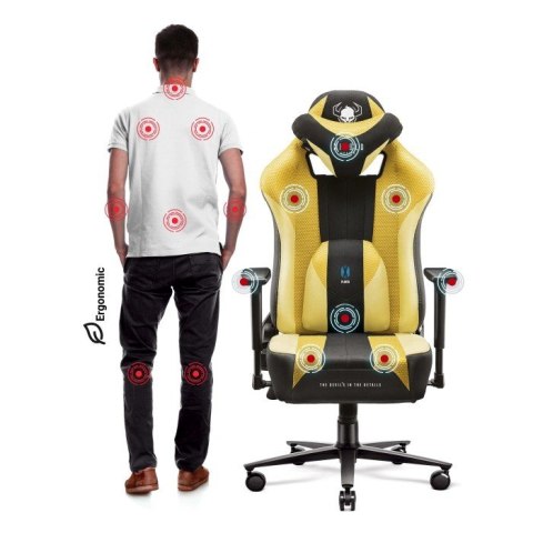 DIABLO CHAIRS Fotel gamingowy DIABLO X-PLAYER 2.0 Dark Sunflower king fotel DIABLO CHAIRS Fotel gamingowy DIABLO X-PLAYER 2.0 Dark Sunflower king fotel