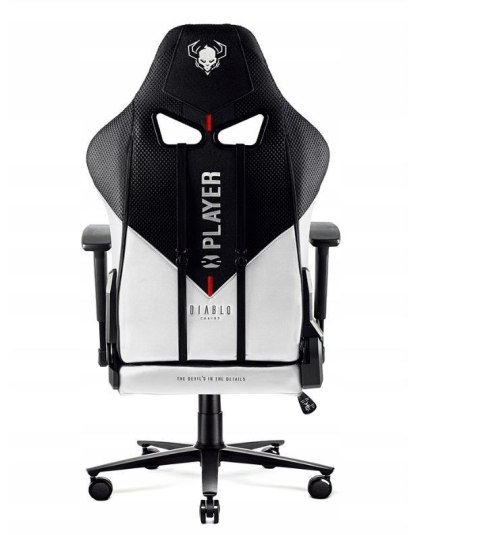 DIABLO CHAIRS Fotel gamingowy DIABLO X-PLAYER 2.0 normal fotel biało-czarny DIABLO CHAIRS Fotel gamingowy DIABLO X-PLAYER 2.0 normal fotel biało-czarny