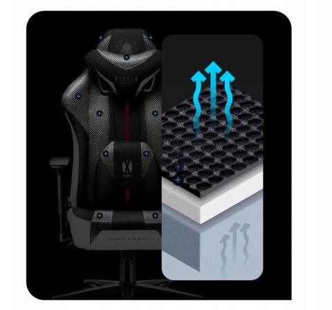 DIABLO CHAIRS Fotel gamingowy DIABLO X-PLAYER 2.0 normal fotel biało-czarny DIABLO CHAIRS Fotel gamingowy DIABLO X-PLAYER 2.0 normal fotel biało-czarny