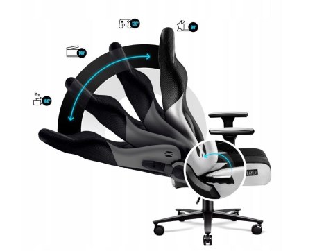 DIABLO CHAIRS Fotel gamingowy DIABLO X-PLAYER 2.0 normal fotel biało-czarny DIABLO CHAIRS Fotel gamingowy DIABLO X-PLAYER 2.0 normal fotel biało-czarny