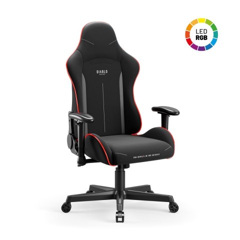DIABLO CHAIRS Fotel gamingowy DIABLO X-ST4RTER fotel czarny LED DIABLO CHAIRS Fotel gamingowy DIABLO X-ST4RTER fotel czarny LED