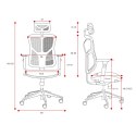 DIABLO CHAIRS Fotel gamingowy DIABLO V-BASIC FOTEL czarno-szary