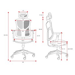DIABLO CHAIRS Fotel gamingowy DIABLO V-BASIC FOTEL czarno-szary