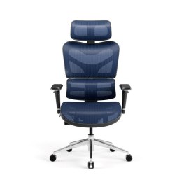 DIABLO CHAIRS Fotel gamingowy DIABLO V-COMMANDER fotel czarno-niebieski
