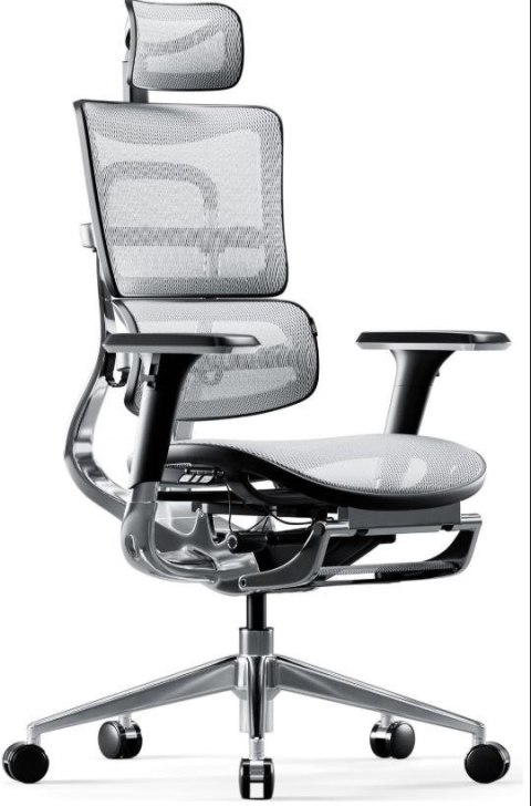 DIABLO CHAIRS Fotel gamingowy DIABLO V-Master: czarno-biały DIABLO CHAIRS Fotel gamingowy DIABLO V-Master: czarno-biały
