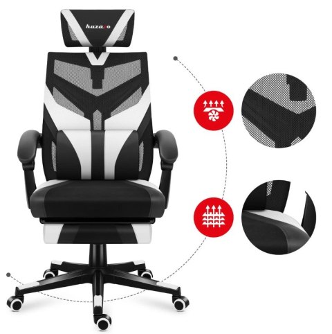 Huzaro Fotel gamingowy Huzaro Combat 5.0 White Huzaro Fotel gamingowy Huzaro Combat 5.0 White