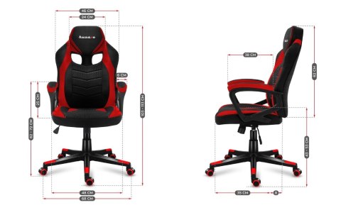 Huzaro Fotel gamingowy Huzaro FORCE 2.5 Red Mesh Huzaro Fotel gamingowy Huzaro FORCE 2.5 Red Mesh