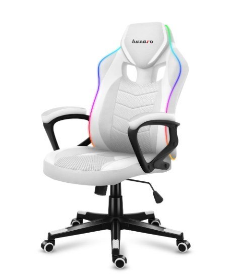 Huzaro Fotel gamingowy Huzaro Force 2.5 RGB WHITE MESH Huzaro Fotel gamingowy Huzaro Force 2.5 RGB WHITE MESH