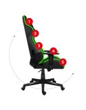 Huzaro Fotel gamingowy Huzaro Force 6.2 Black RGB