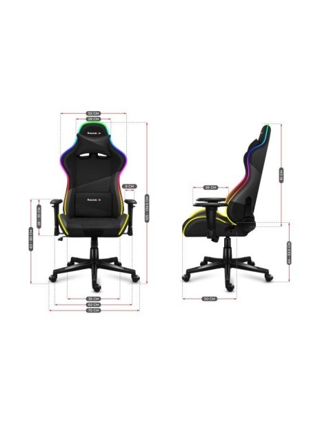 Huzaro Fotel gamingowy Huzaro Force 6.2 Black RGB Huzaro Fotel gamingowy Huzaro Force 6.2 Black RGB
