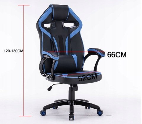 TOP E SHOP FOTEL OBROTOWY GAMINGOWY KRZESŁO DRIFT NIEBIESKI TOP E SHOP FOTEL OBROTOWY GAMINGOWY KRZESŁO DRIFT NIEBIESKI