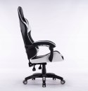 TOP E SHOP FOTEL OBROTOWY GAMINGOWY KRZESŁO REMUS BIAŁY